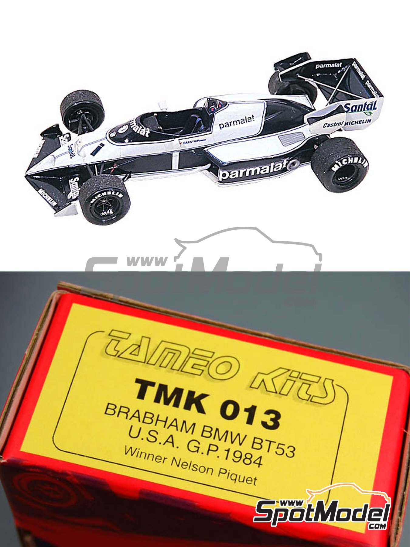 特価 TAMEO (1/43) ブラバム BT53 Tameo Kits TMK013: Car scale model kit 1/43 scale - Brabham
